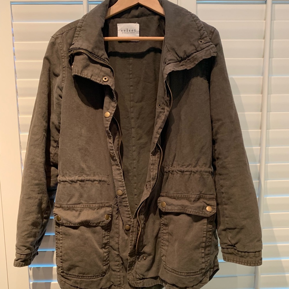 Velvet by Graham & Spencer army utility jacket